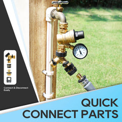 RVGUARD hose elbow connector for tight spaces at campsites