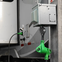 RVGUARD NEMA 14-50P to TT-30R adapter safely connects 50A to 30A