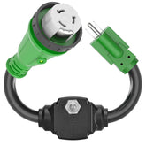 RVGUARD overload-protector 50a-cord rugged power for RV use with circuit protection.