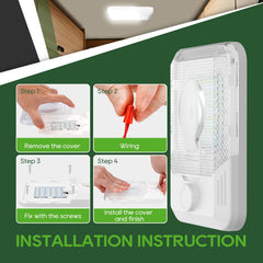 6500K cold white LED delivers bright, clear RV interiors