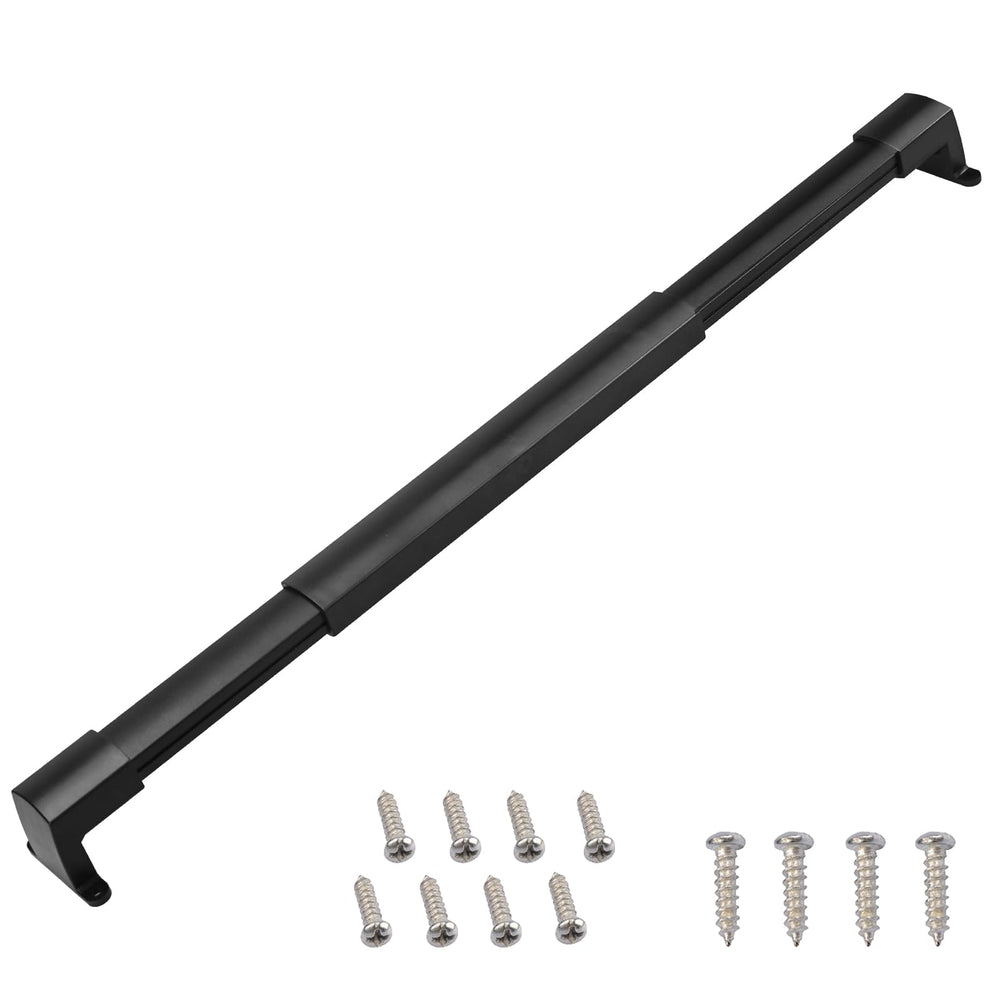 RVGUARD crossbar handle front view protects the screen door during daily use
