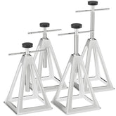 RVGUARD RV Stack Jacks 4-Pack shown with rubber pads for stable leveling