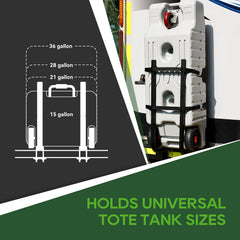 Includes arms, base plates, U-bolts, nuts, washers, screws, wrench, straps, and anti-slip strips