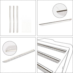 See-through airflow mesh maintains ventilation while blocking pests