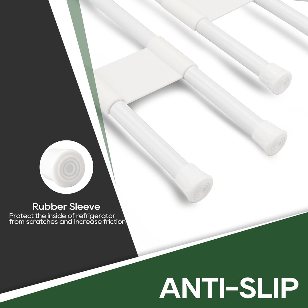 RVGUARD tension rod adjustable length provides a tight fit.