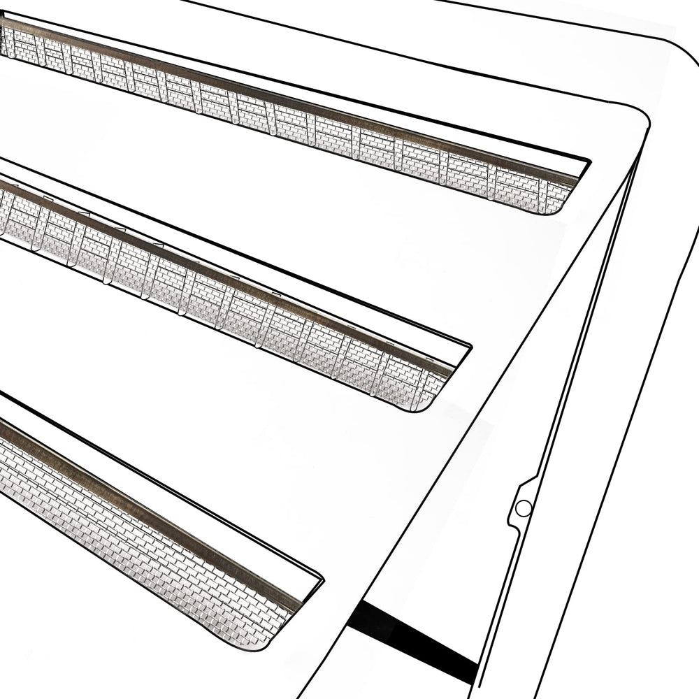 Three-pack RVGUARD screens suit multiple vents on your RV