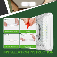 RVGUARD transparent PC cover provides clear, uniform interior lighting