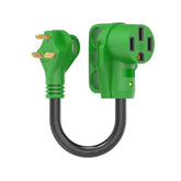 RVGUARD tt-30p to 14-50r adapter 12in converting campsite power for your RV.