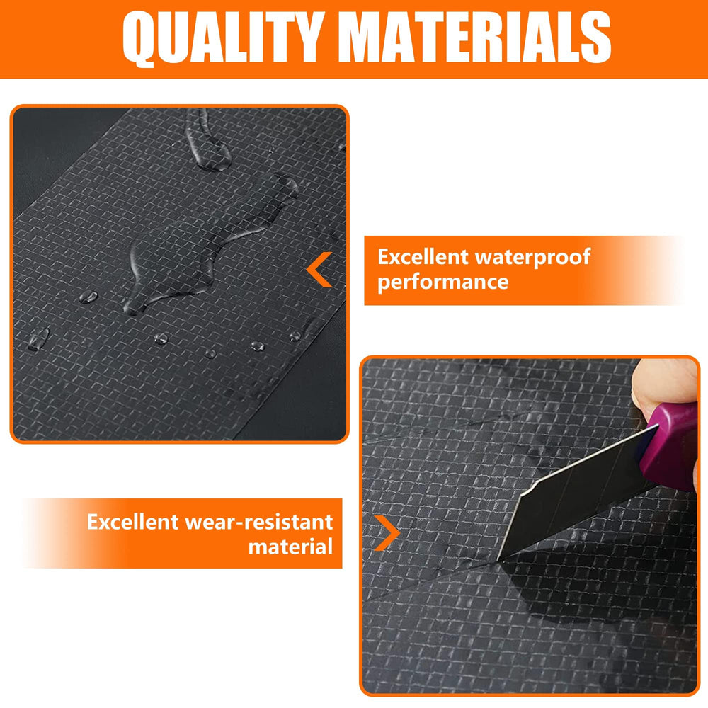 Close up of Rvhouse adhesive layer showing strong bonding