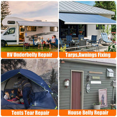 Rvhouse underbelly tape provides a durable seal on outdoor surfaces