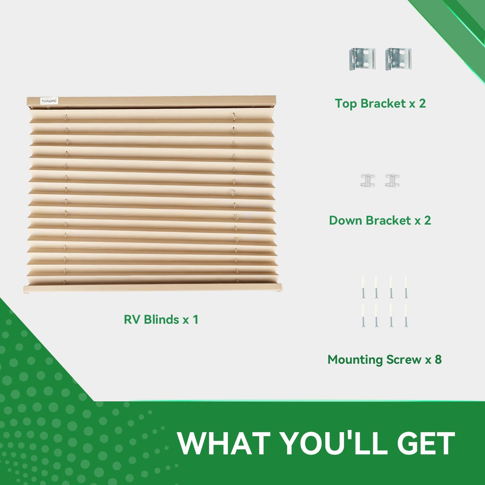 UV protection feature of RVINGPRO blinds for cooler interior