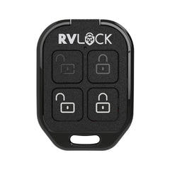 RVLock remote operation demonstrated on an RV door handle for easy entry