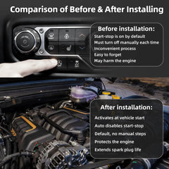 RVMARINEPAT eliminator in action, ignition disables Auto Start-Stop automatically