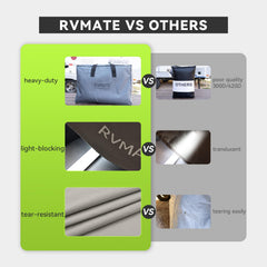 RVMATE bungee cord keeps the cover securely in place during travel.