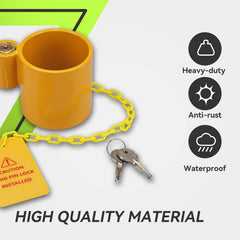 RVMATE heavy-duty steel construction ensures sturdy resistance against tampering and weather