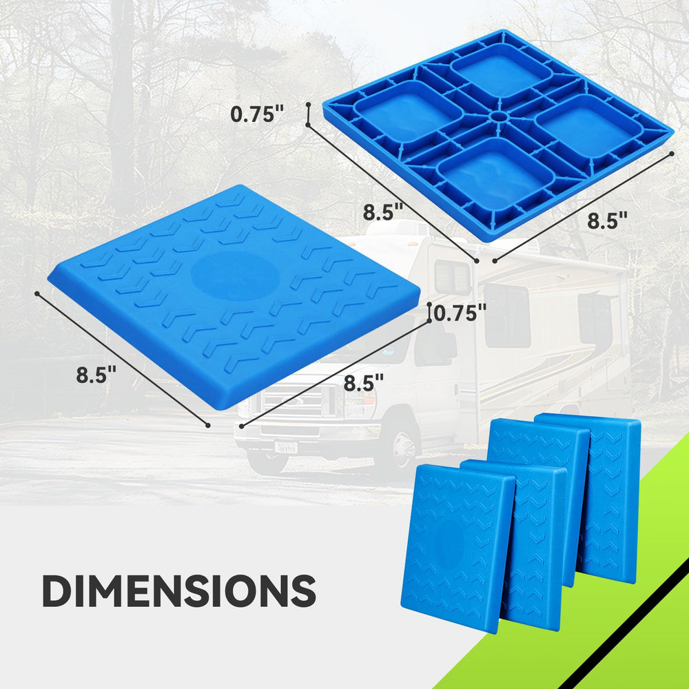RVMATE top cover shows interlocking design ensuring centered blocks.