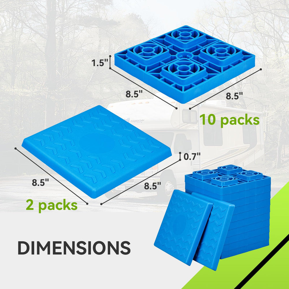 RVMATE leveling blocks durable construction close-up