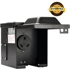 RVMATE TT-30R at a campsite provides safe outdoor power.