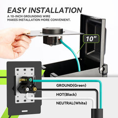 RVMATE rugged metal body ensures durability in harsh weather.