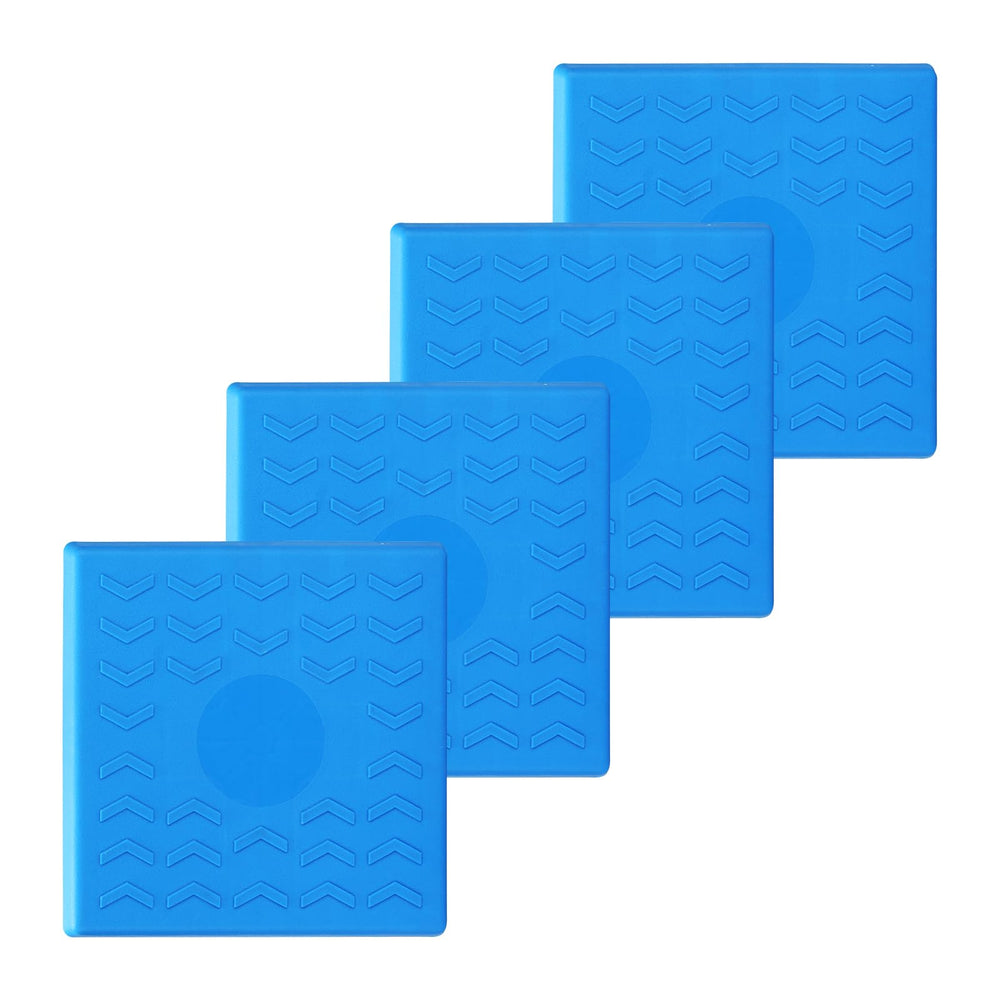 RVMATE RV Leveling Block Top Cover 4-pack shields tires from direct contact.