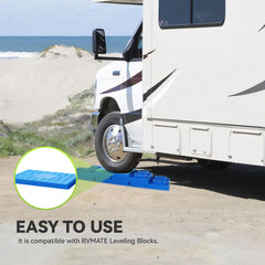 RVMATE durable top cover protects the leveling system from wear.