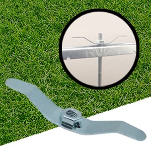 RVPNR wing nut clip enables fast securing of LP bottles.