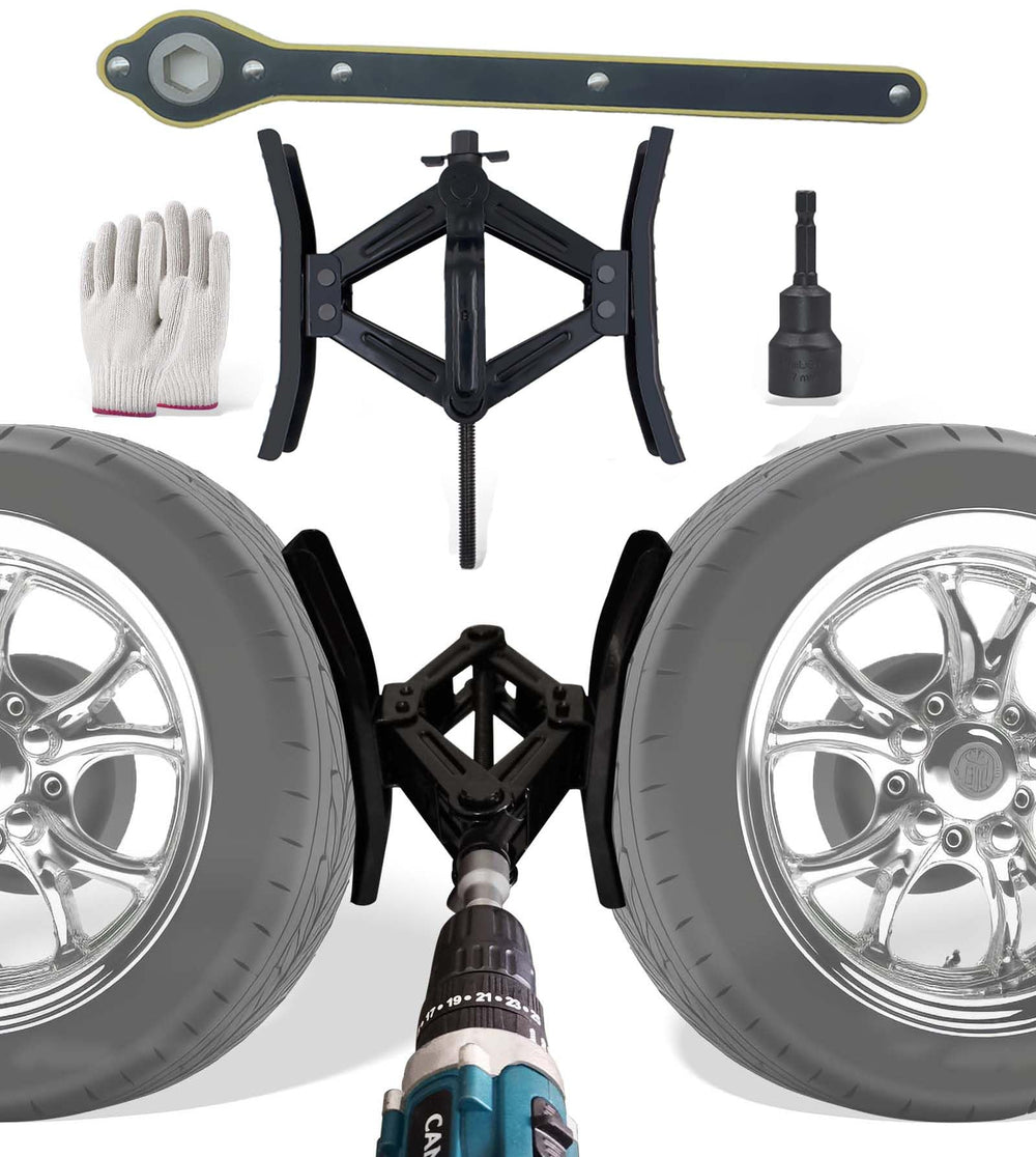 RVPNR RV Rotatable Wheel Chock Stabilizers with ratchet tool for stable parking on slopes