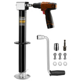 RVSHARK 5500lbs A-Frame Trailer Jack provides stable support on uneven ground