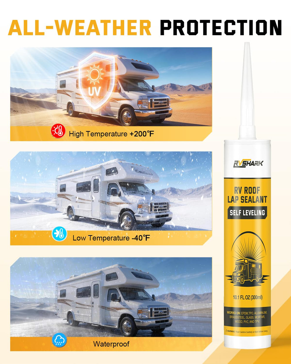 RVSHARK replaceable nozzles and gloves included for easy setup.