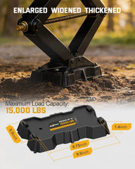RVshark non-slip base close-up, rugged rubber construction for durability