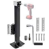 RVSNAIL 8000lbs trailer jack with electric operation for fast leveling.