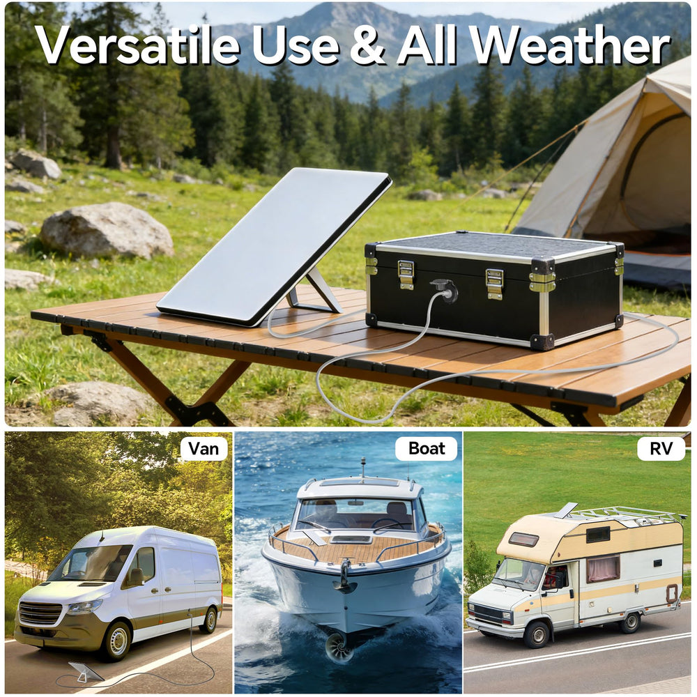 Starlink Mini powered reliably on RV, boat, or off-grid setups with RVSPARK
