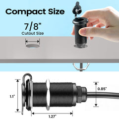 Easy tool-free installation with clear step-by-step instructions