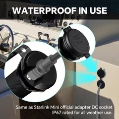 RVSpark Starlink Mini compact installation fits standard openings easily