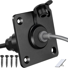 RVSPARK waterproof wall socket passthrough protects Starlink Mini outdoors