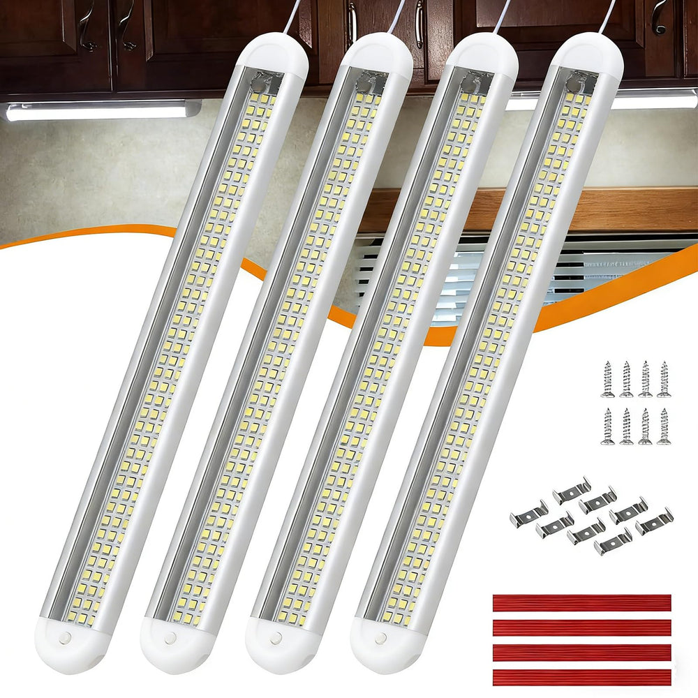RVZONE 12V LED interior light bar cabinet illumination for tight spaces