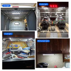 RVZONE 12V LED interior light bar camper interior bright ambiance