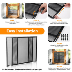 RVZONE Heavy-Duty Metal Material ensures sturdy protection.