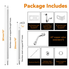 RVZONE inner and outer tire valve compatibility for RVs and trucks