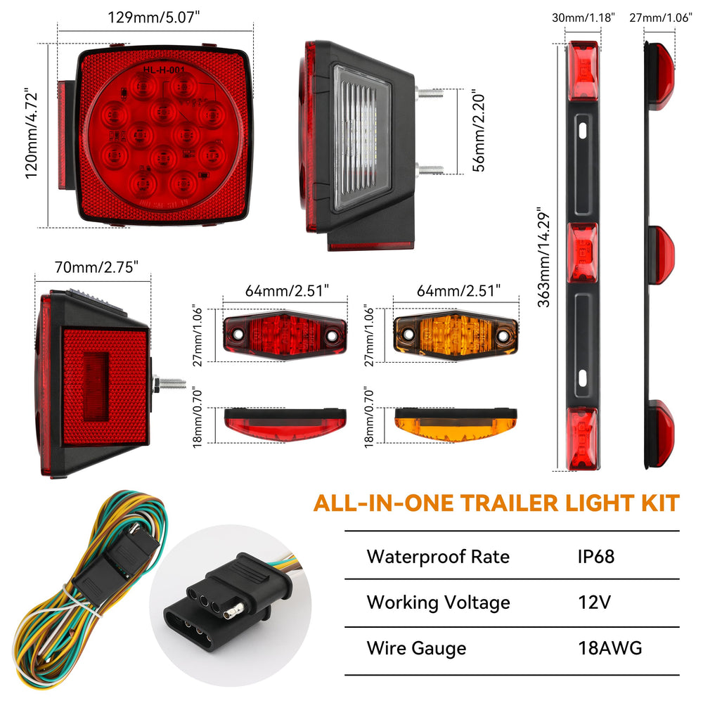 RVZONE Reflective strips and manual support durable and clear guidance during setup.