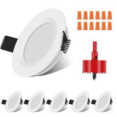 RVZONE RV ceiling light 6-pack for a slim, space-saving RV interior.