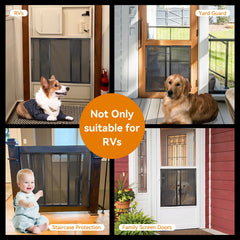 RVZONE Wide Fit Range 21-35 inches fits many doors.