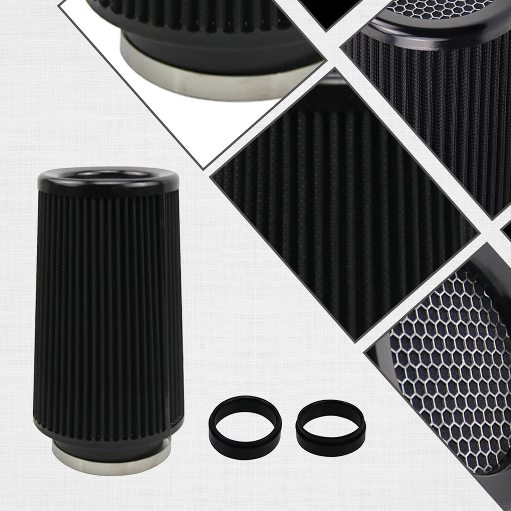 RYANSTAR clamp-on air filter with washable media for easy maintenance.