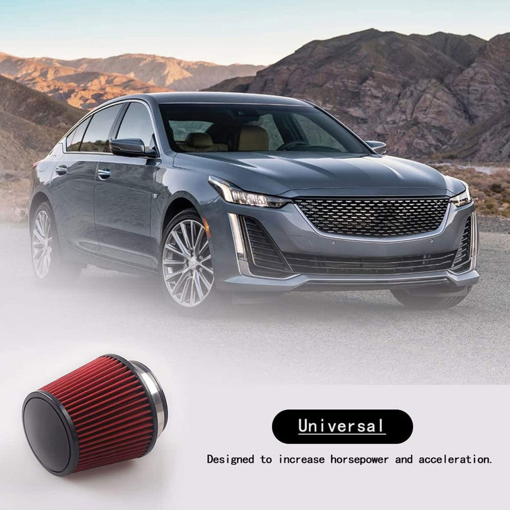 RYANSTAR RACING 76mm diameter 3-inch fit suitable for common car intakes.