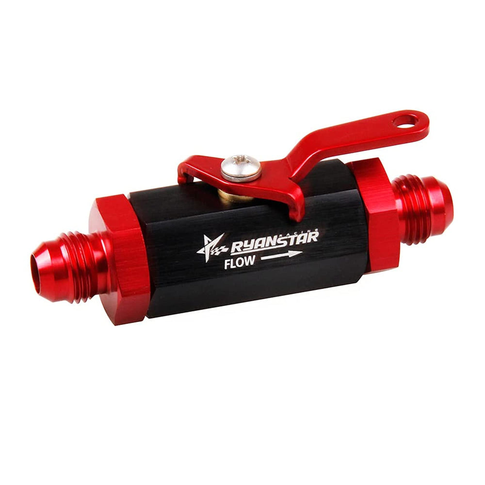 Ryanstar Racing AN6 fuel shut-off valve emergency control for quick fuel stop.