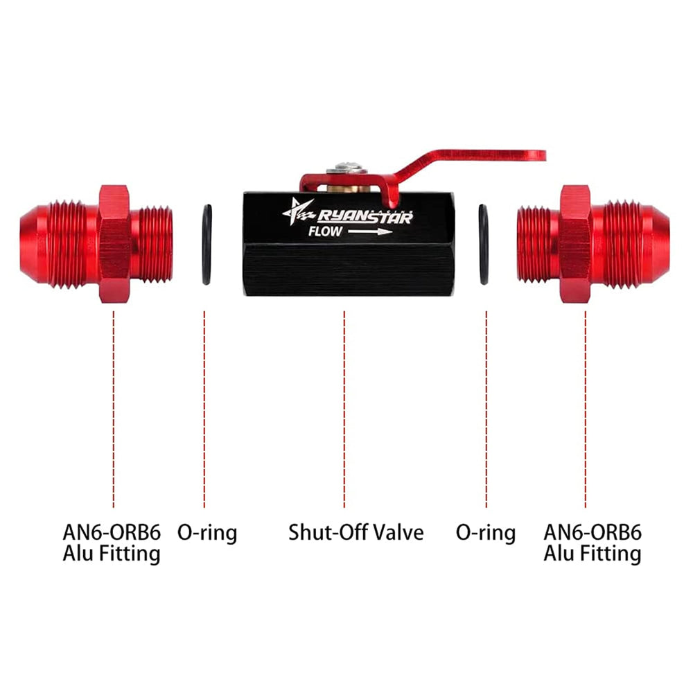 Ryanstar AN6 valve body 84.5 mm diameter for compact fit.