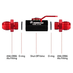 Ryanstar AN6 valve body 84.5 mm diameter for compact fit.