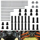 RYANSTAR RACING HDPE A-Arm Bushing Front Kit enhances front suspension fit and feel