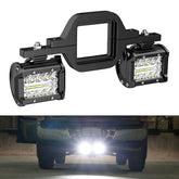 RYANSTAR RACING tow hitch LED lights front view with 4 inch pods for enhanced visibility