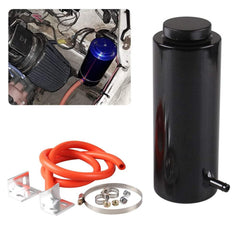 RYANSTAR RACING coolant tank close-up; durable aluminum construction for overflow control.